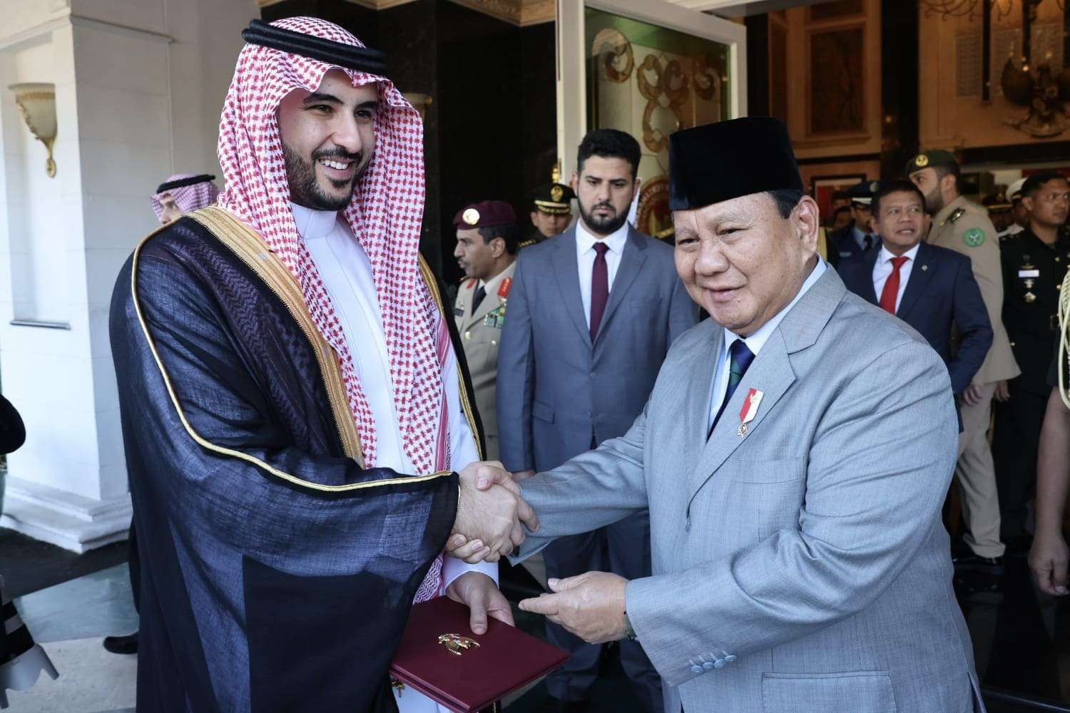 Menhan Prabowo Terima Kunjungan Menhan Arab Saudi, Perkuat Kerja Sama Pertahanan