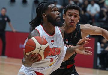 Duel Dua Timnas Basket Putra Indonesia 