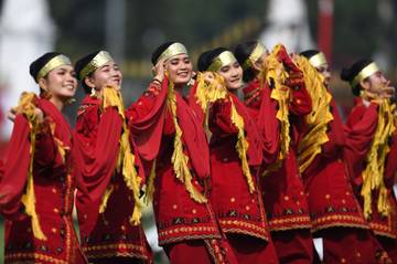 Pentas Seni pada HUT ke-78 Kemerdekaan RI 