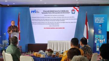 Penandatanganan Kesepakatan Bersama Pemilu 2024