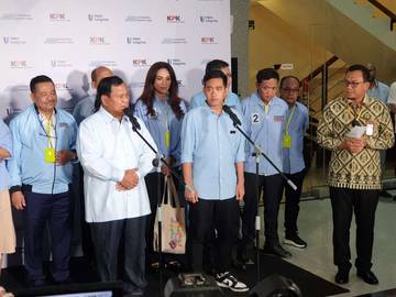 Keterangan Pers Capres-Cawapres Usai Paku Integritas KPK