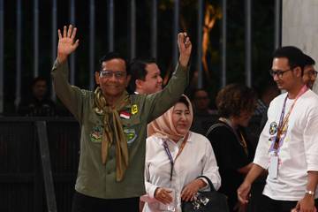 Kedatangan Cawapres Nomor Urut 3