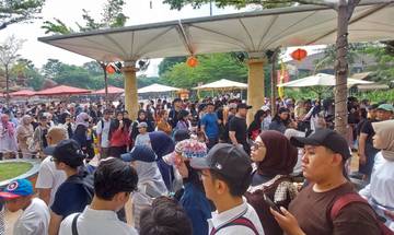 Libur Panjang, Warga Padati Dufan Ancol