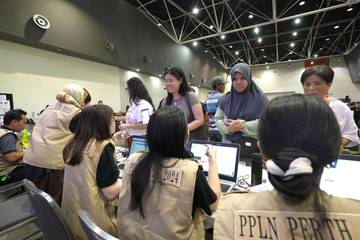 Suka Cita WNI di Perth pada Pemilu 2024