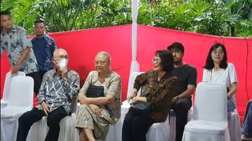 Wapres Keenam Try Sutrisno Nyoblos di Taman Suropati