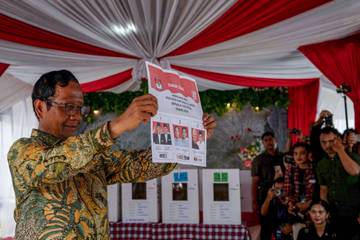 Mahfud MD Gunakan Hak Pilih pada Pemilu 2024