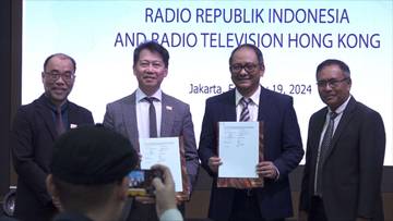 MoU Radio Republik Indonesia dengan  Radio Televisi Hong Kong