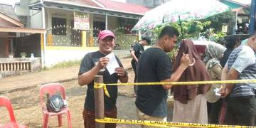 Suasana Pemungutan Suara di TPS 32 Kota Piring