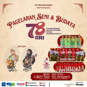 Pagelaran Seni dan Budaya RRI Makassar Kembali Digelar