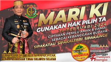 Kajati Sulsel : Jangan Golput