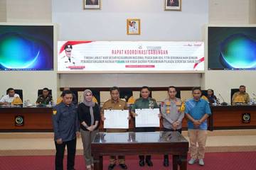 Pemprov Sulsel,TNI  dan  Polri Tandatangani NPHD