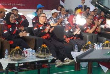 Bupati Mamuju Mengikuti Pembukaan Pra-PON 2023 Cabang Olahraga Sepak Takraw,