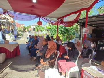 Suasana TPS 065 Kelurahan Sempaja Timur, Kecamatan Samarinda Utara