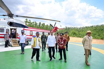 GB ke 5, Presiden Joko Widodo tiba di Kawasan IKN 