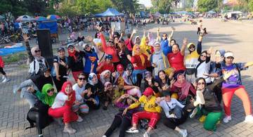 Keseruan Aero GOR Sport di Sidoarjo