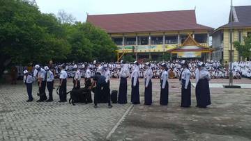 Kemenkeu Mengajar 8 di SMP Negeri 4 Pekanbaru