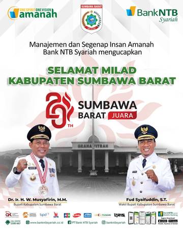 Selamat Milad ke 20 Kabupaten Sumbawa Barat
