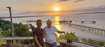 Sun Set di Cafe Tebing Kupang