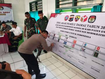 Pimpinan Forkompimda Deklarasi Pemilu Damai 2024