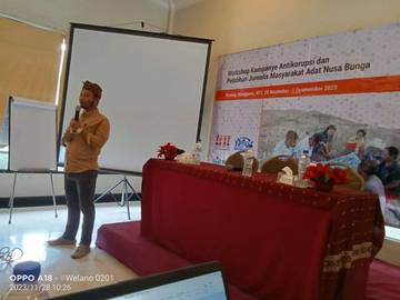 Gandeng ICW, AMAN Gelar Workshop Kampanye Antikorupsi