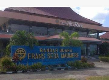Penutupan Hari  Ketiga Bandara Frans Seda, 10 Penerbangan Dibatalkan