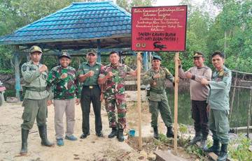 Waspada Konflik Buaya, BKSDA Sultra Pasang Papan Imbauan