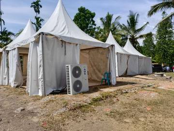 Persiapan Penyambutan Presiden Jokowi di Rumoh Geudong