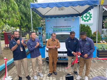 Foto Peresmian SPKLU Kendaraan Listrik di Lhokseumawe