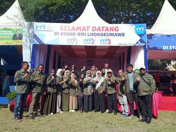 RRI Lhokseumawe Turut Meriahkan Sarasehan UMKM Komwil I Apeksi Sumatera