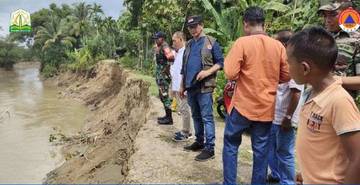 Kalak BPBA Meninjau Langsung Lokasi Banjir Aceh Utara