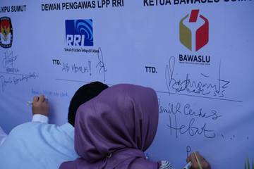 Deklarasi ! RRI Medan Siap Jadi Kanal Pemilih Cerdas