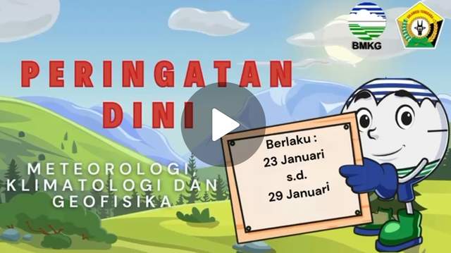 Update Informasi Peringatan Dini MKG, berlaku 23 - 29 Januari 2025