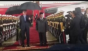 Presiden Prabowo Sambut Ketibaan Presiden Erdogan