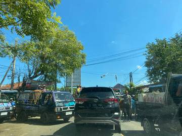 Situasi Kemacetan di Pasar Sapi Pamekasan