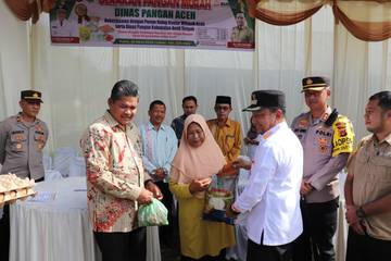 Aceh Tengah Peroleh 350 Paket Gerakan Pangan Murah