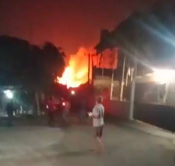 Gudang Amunisi Artileri Medan (Armed) Terbakar