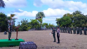Upacara Penutupan TMMD ke-120 Kabupaten Rote Ndao  
