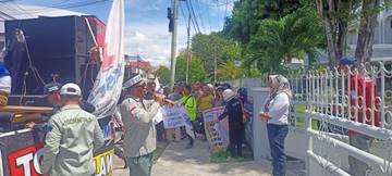 Pekerja di Gorontalo Turun Kejalan Tolak Tapera