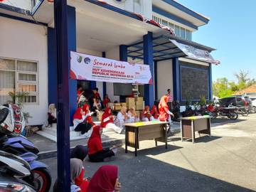 Keseruan Lomba Agustusan Diskominfo Sampang