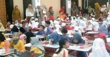 Ratusan Anak TK se Kota Gorontalo Ikut Lomba Mewarnai