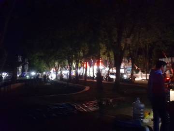 Suasana Sampang Kota Saat Terjadi Pemadaman Listrik
