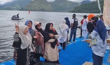 Cabor Triathlon PON Aceh Tengah Gerakkan Sektor UMKM
