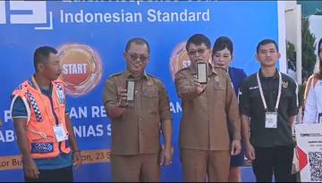 Pemkab Nisel Launching QRIS Retribusi Parkir