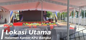KPU Bangka Persiapan Jelang Pengundian Nomor Urut Paslon