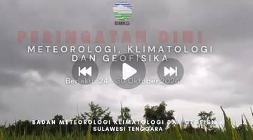 Update Peringatan Dini Informasi MKG, berlaku 24 - 30 Oktober 2024