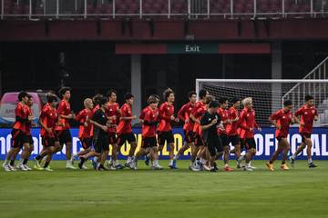 Jepang Jalani Latihan Terakhir jelang Hadapi Timnas Indonesia