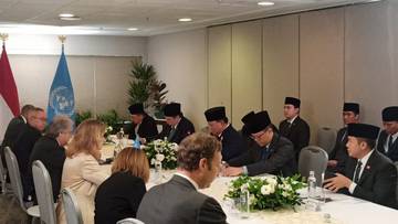 Presiden Prabowo dan Sekjen PBB Bertemu di Rio de Janeiro