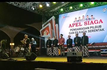 Ikrar Bawaslu Apel Siaga Bawaslu Sampang