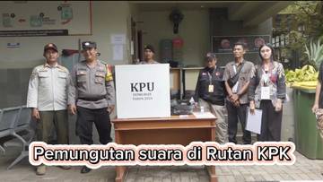 Tahanan KPK Lakukan Pencoblosan di Rutan