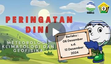 Update Peringatan Dini Informasi MKG, berlaku 06- 12 Desember 2024